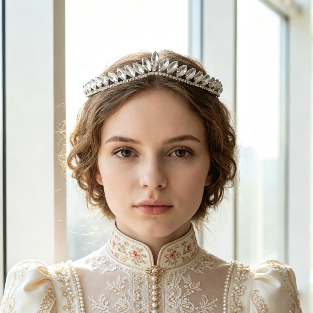 Women'S Hair Accessories Wedding - Tiare minimaliste in cristallo per capelli