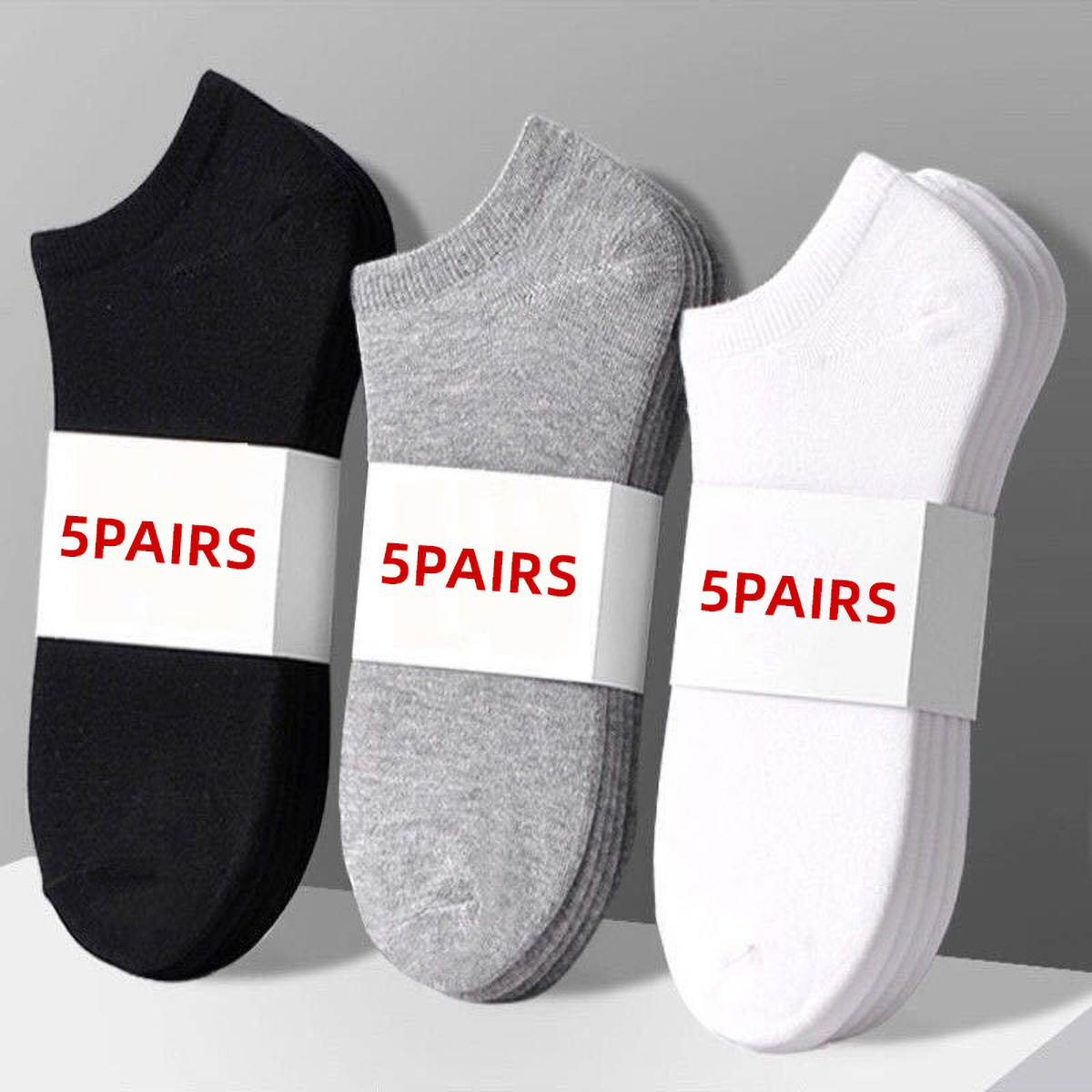 5 paia di calzini da barca uni - Women'S Ankle Accessories recensione e prezzo