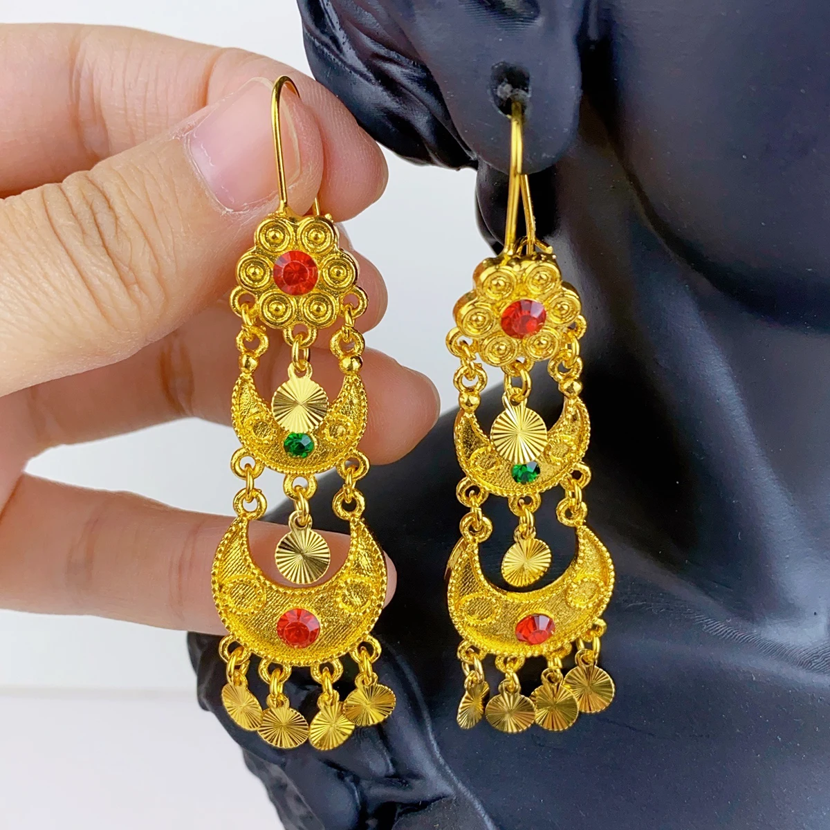Orecchini pendenti a goccia in - Women Accessories Dubai recensione e prezzo