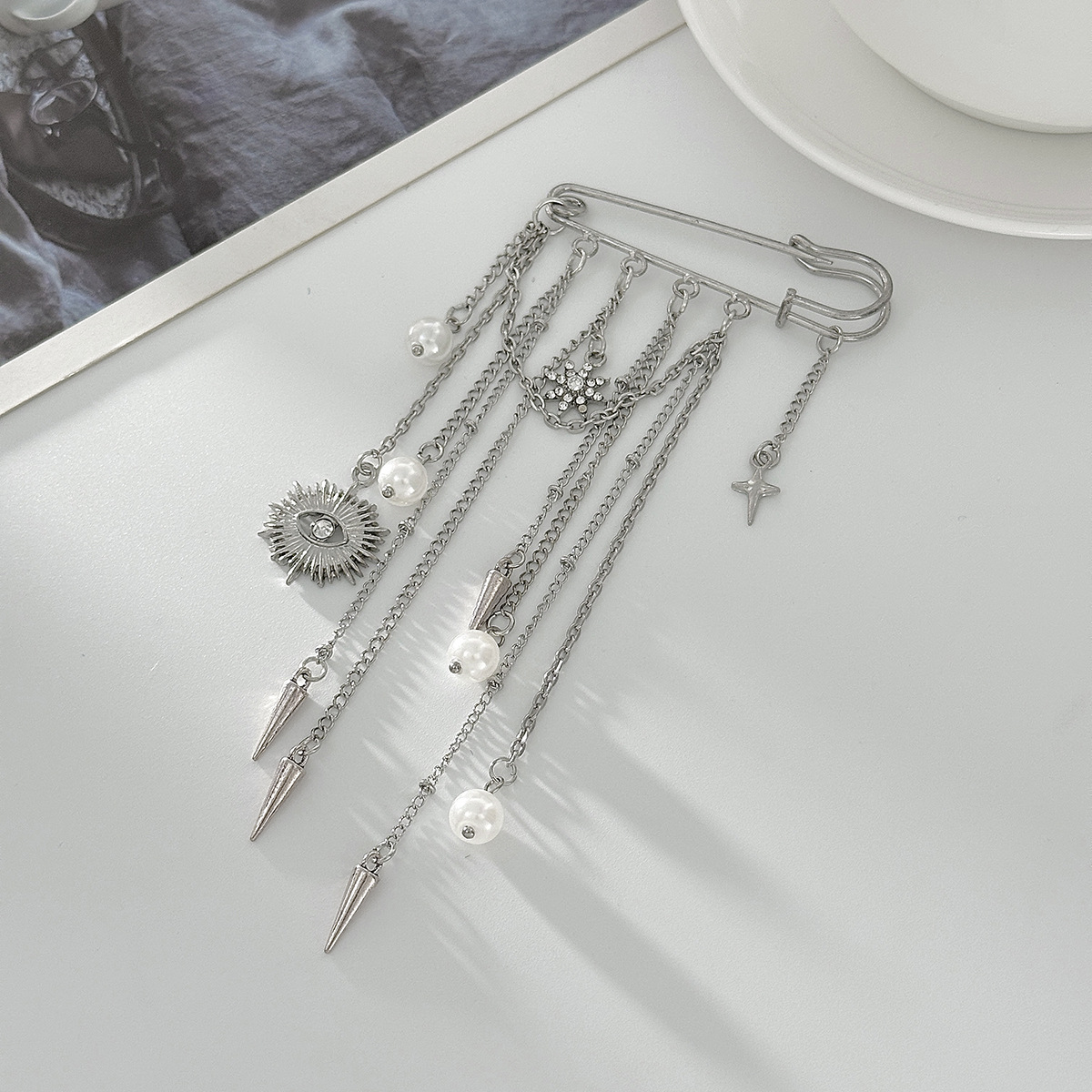Spilla con perla imitazione Sp - Women'S Accessories For Formal Wear recensione e prezzo