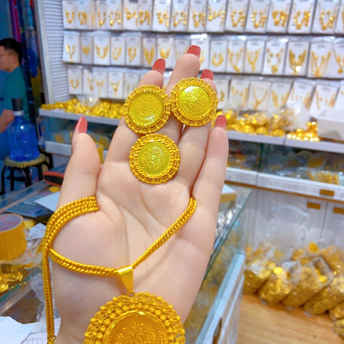 Nuovo 24K placcato oro Dubai g - Women Accessories Dubai recensione e prezzo